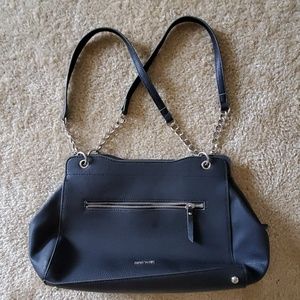 Black leather Nine West handbag